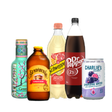 Schweppes, Arizona, Bundaberg, Charlie's of Dr. Pepper